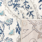 Safavieh Madison Collection Accent Rug - 2'3'' X 4', Cream & Light Grey, Glam Paisley Design, Non-Shedding & Easy Care, Ideal Fo