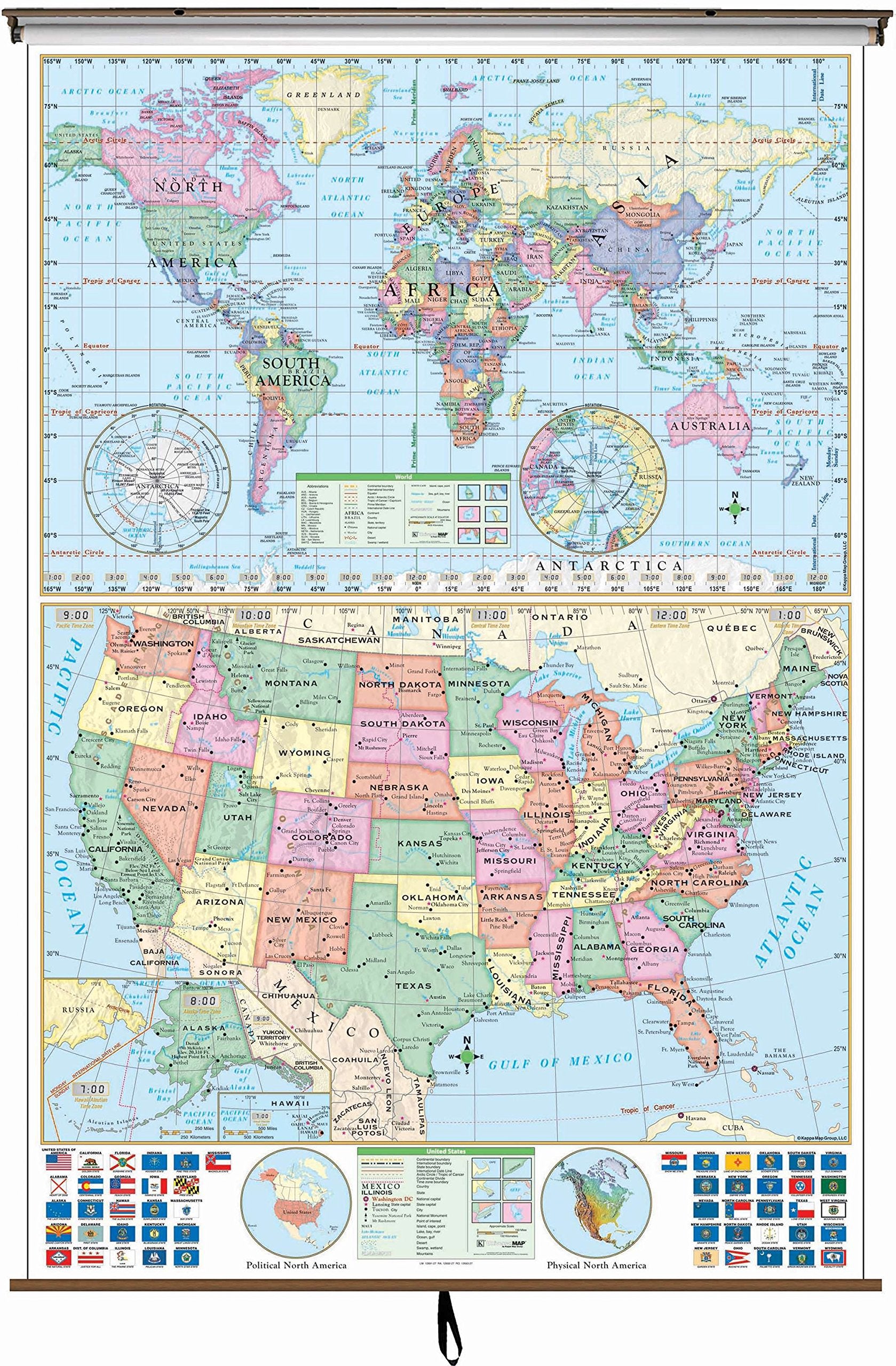 US/WORLD ESSENTIAL STACKED MAP