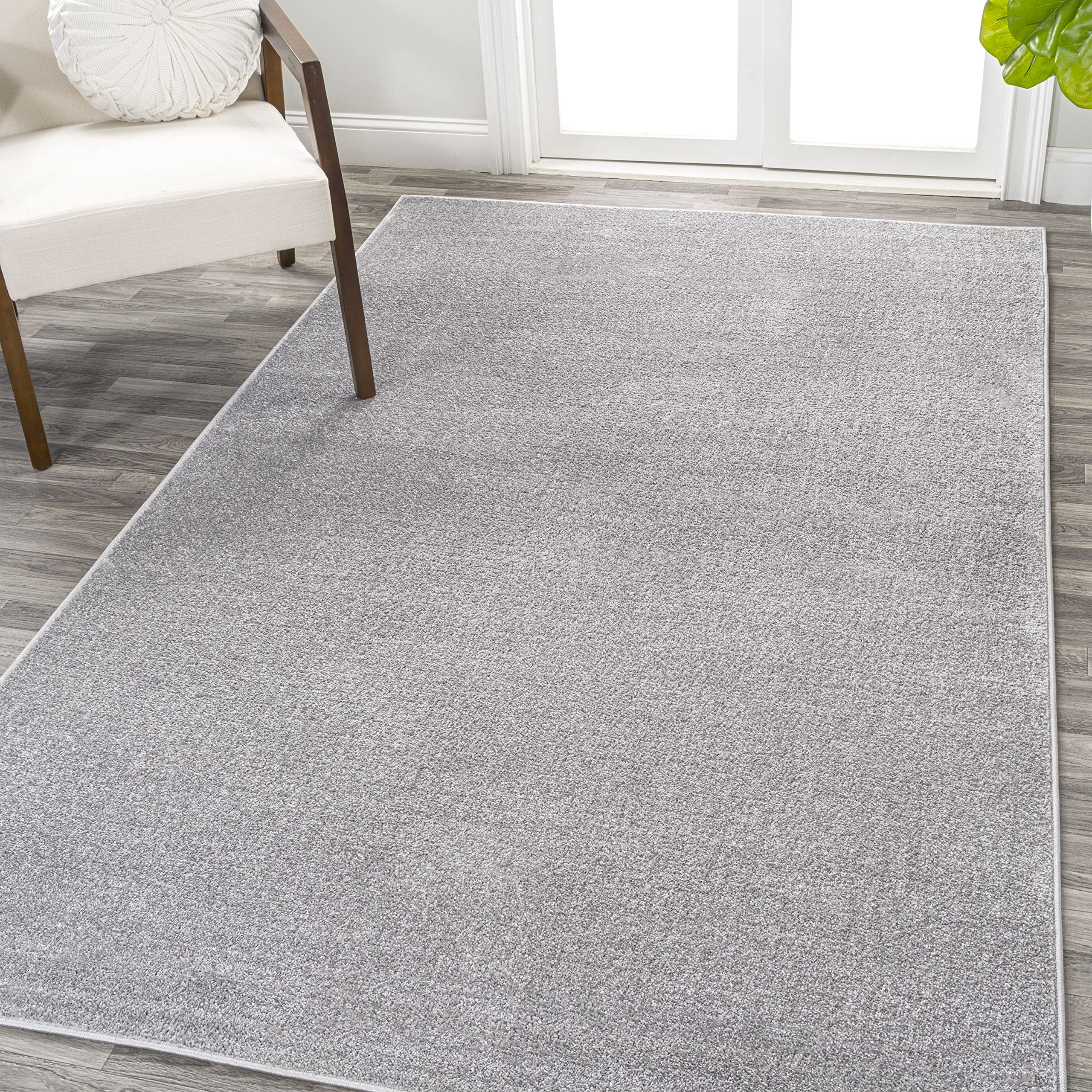 JONATHAN Y SEU100K-14 Haze Solid Low-Pile Indoor Area Rug, Coastal, Bohemian, Minimalist, Classic, Casual for Bedroom,Kitchen,Li