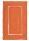 Doodle Edge Area Rug, 3 By 5-Feet, Orange