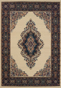 United Weavers Of America Cathedral Manhattan Rug Collection, 5 3 Inch  By 7 6 Inch , Cream (940 35397)