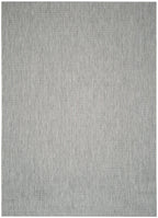 Safavieh Courtyard Collection Area Rug - 10' X 14', Grey & Navy, Non-Shedding & Easy Care, Indoor/Outdoor & Washable-Ideal For Patio, Backyard, Mudroom (Cy8521-36812)