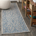 JONATHAN Y SMB106C-5SQ Charleston Vintage Filigree Textured Weave Indoor Outdoor Area-Rug Classic Coastal Easy-Cleaning Bedroom 