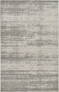 Unique Loom Del Mar Collection Area Rug - Lucille (5' 3'' x 8' Rectangle, Gray/ Ivory)