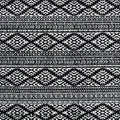 SAFAVIEH Tulum Collection Area Rug - 3 Square, Black & Ivory, Moroccan Boho Tribal Design, Non-Shedding & Easy Care, Ideal for 