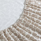 Eddie Bauer - Twin Sheets, Cotton Flannel Bedding Set, Brushed For Extra Softness, Cozy Home Decor (Little Creek Pine Cone Beige, Twin)