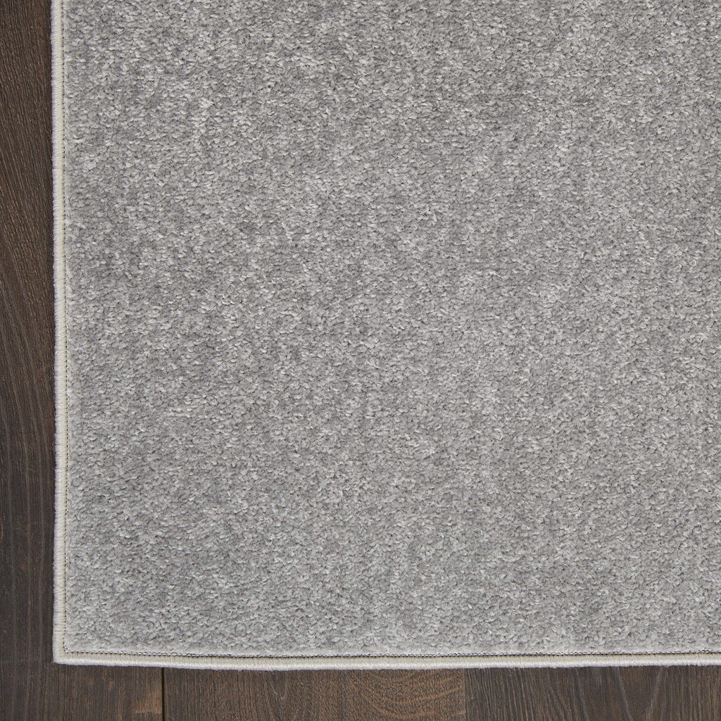 Nourison Essentials Indoor/Outdoor Silver Grey 2'2' X 20 Area Rug, Easy Cleaning, Non Shedding, Bed Room, Living Room, Dining Room, Backyard, Deck, Patio (2X20)