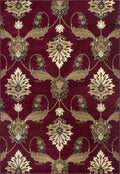 HomeRoots Decor 2'2' x 7'11' Runner Polypropelene Red Area Rug