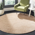 SAFAVIEH Vision Collection 3 Round Light Brown VSN606C Modern Ombre Tonal Chic Non-Shedding Living Room Bedroom Area Rug