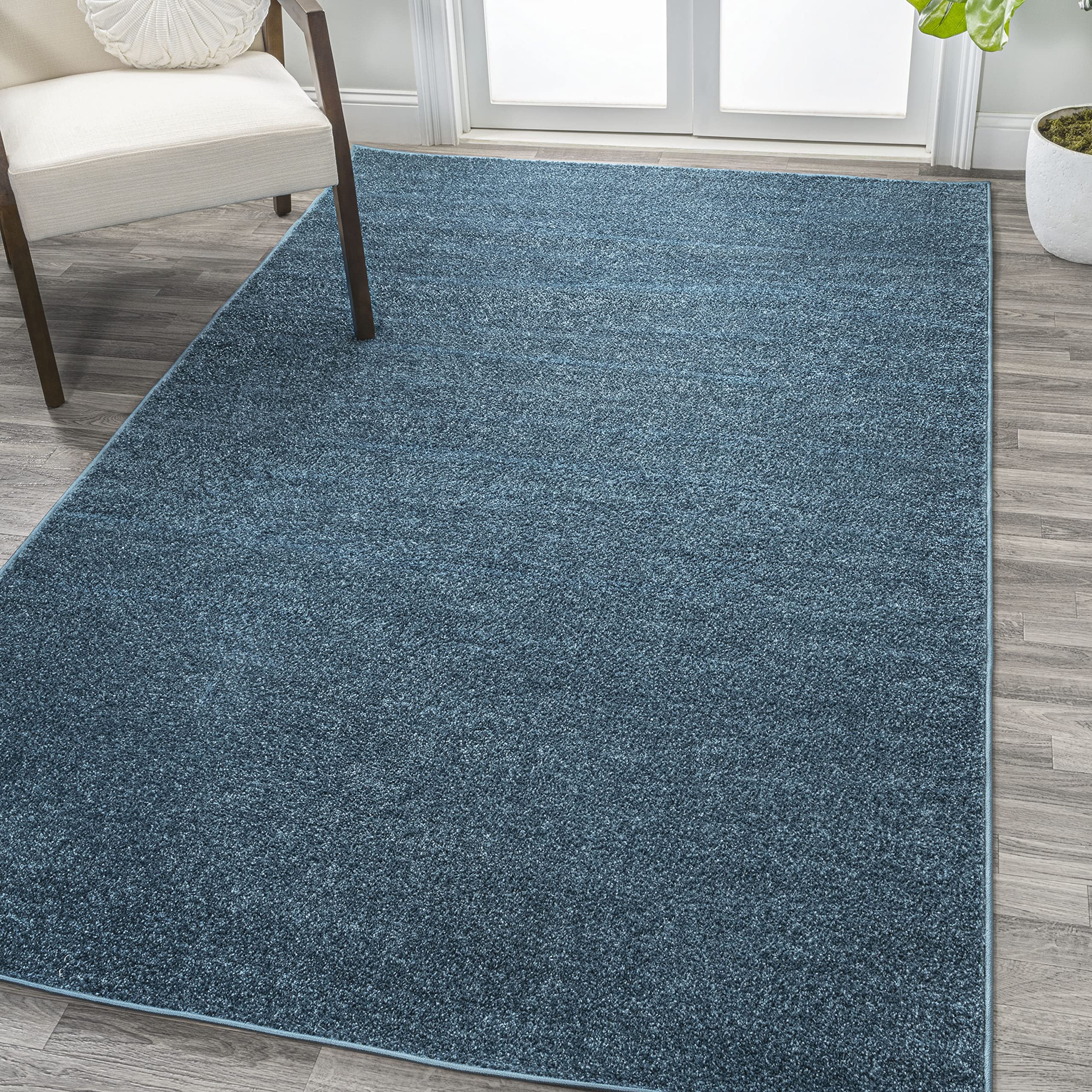 JONATHAN Y SEU100H-5 Haze Solid Low-Pile Indoor Area-Rug Casual Contemporary Solid Traditional Easy-Cleaning Bedroom Kitchen Liv