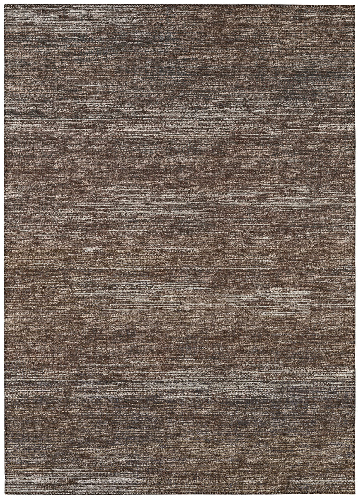 Addison Rugs Marston 8' X 10' Transitional Brown Indoor Outdoor Area Rug, Stain Resistant, Machine Washable, Non Shedding, Bedroom, Living Room, Dining Room, Kitchen Rug