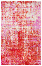 Safavieh Adirondack Collection Accent Rug - 3' X 5', Red & Gold, Modern Abstract Design, Non-Shedding & Easy Care, Ideal For Hig