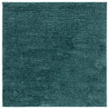SAFAVIEH August Shag Collection Area Rug - 67 Round, Green, Solid Design, Plush 1.2-inch Thick, Non-Shedding, Ideal for High Tr