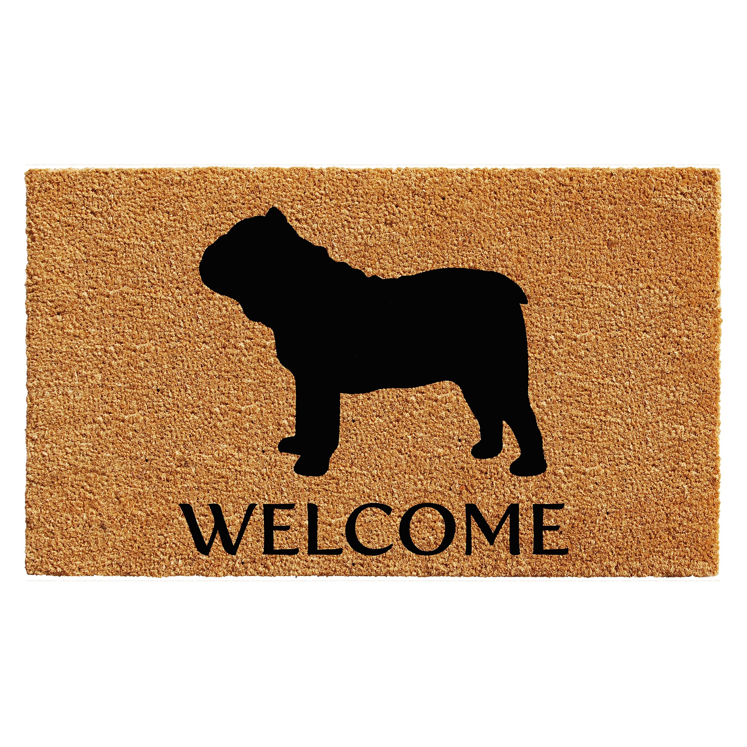 Calloway Mills 102991729 Bull Dog Doormat, 17' X 29', Natural/Black