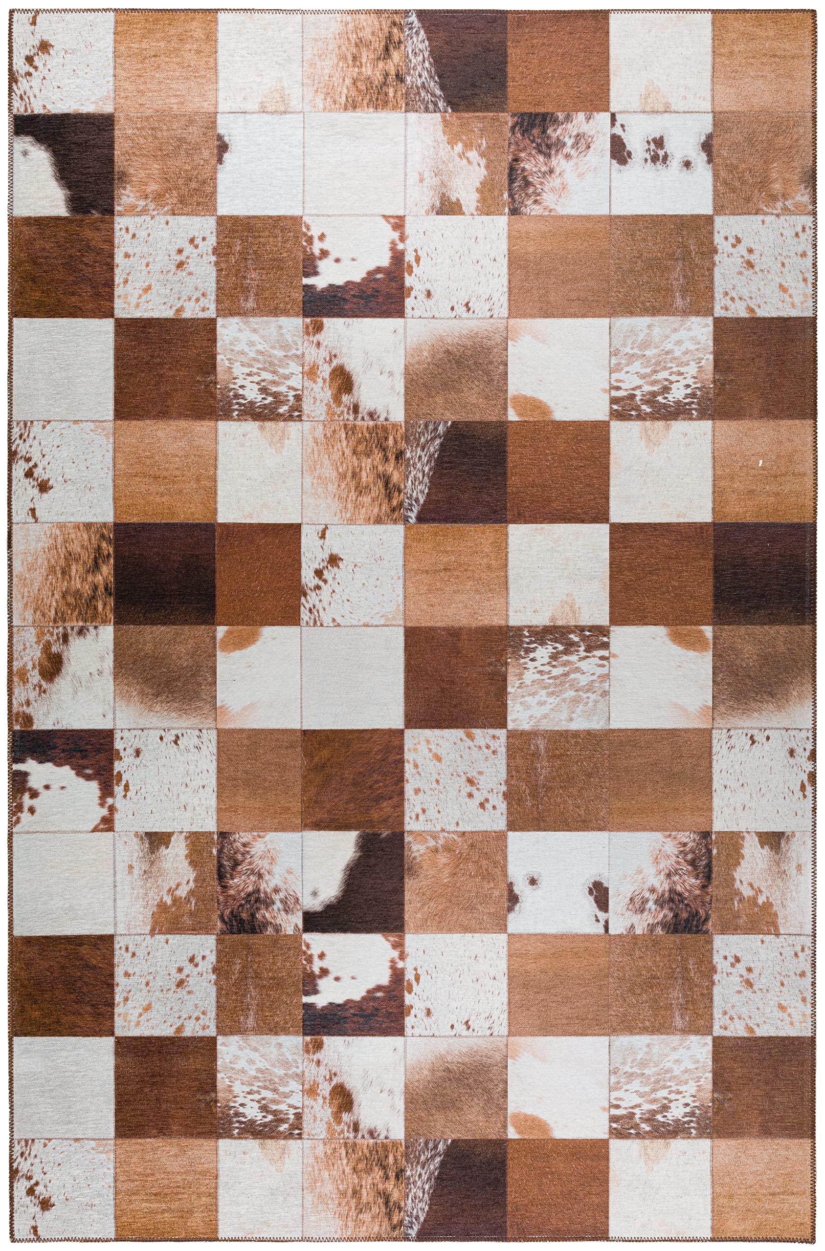 Addison Rugs Laredo Alr40 Brown 9' X 12' Indoor Outdoor Rug, Easy Clean, Machine Washable, Non Shedding, Bedroom, Entry, Living Room, Dining Room, Kitchen, Patio Rug