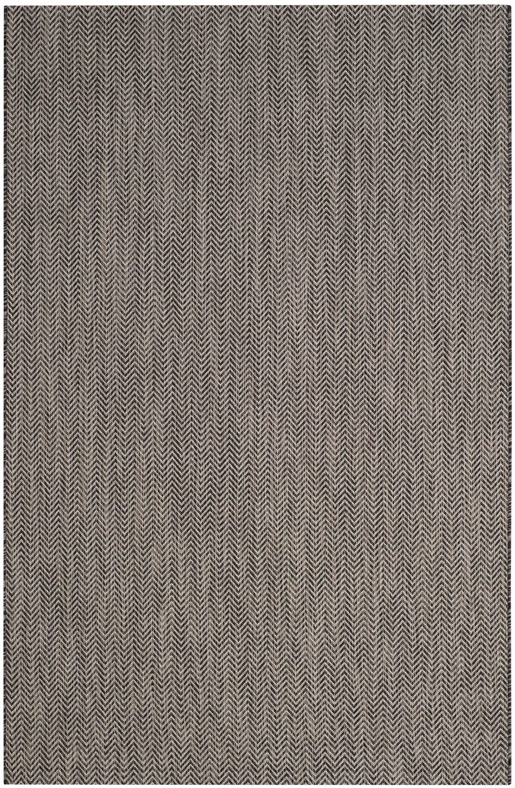 Safavieh Courtyard Collection Accent Rug - 4' X 5'7'', Black & Beige, Non-Shedding & Easy Care, Indoor/Outdoor & Washable-Ideal