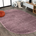 JONATHAN Y SEU100R-6OV Haze Solid Low-Pile Indoor Area Rug, Coastal, Bohemian, Minimalist, Classic, Casual for Bedroom,Kitchen,L