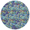 Addison Rugs Surfside Asr44 Ocean 8' X 8' Indoor Outdoor Round Rug, Easy Clean, Machine Washable, Non Shedding, Bedroom, Living Room, Dining Room, Kitchen, Patio Rug