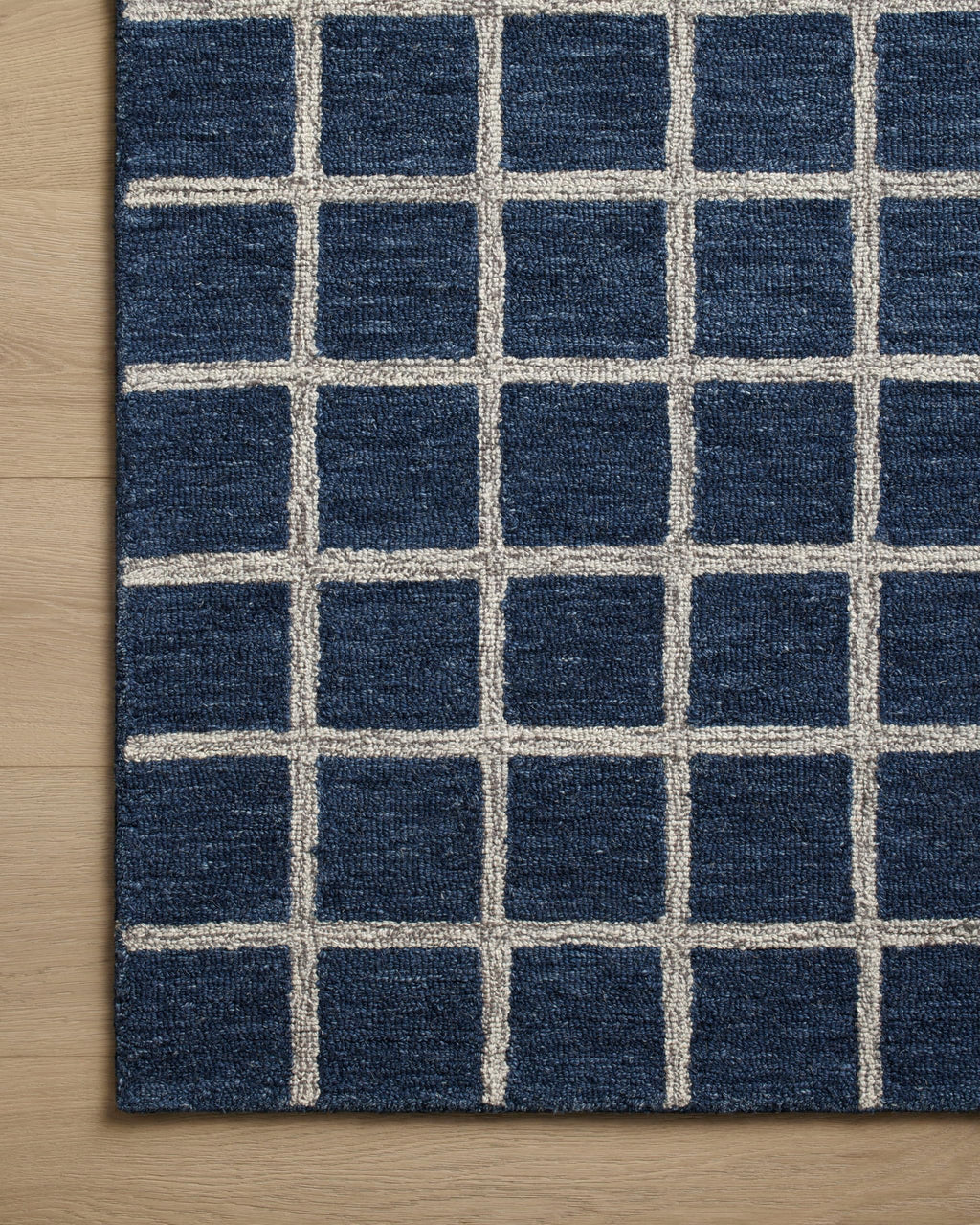 Loloi Chris Loves Julia X Polly Navy/Silver 3'-6'' X 5'-6'' Accent Rug