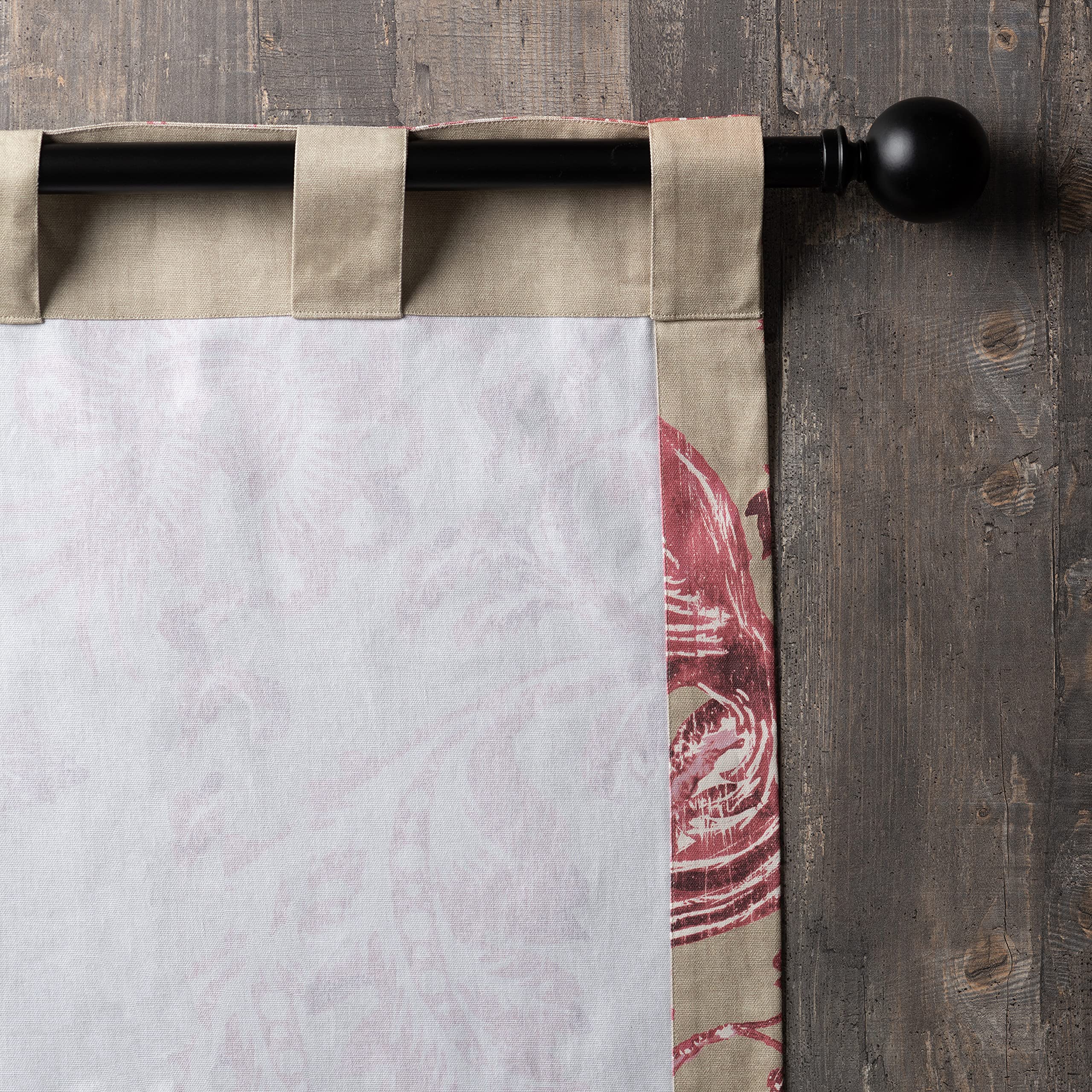 Maison D' Hermine Bowral 100% Cotton Curtain Two Panel Curtains For Living Rooms Bedrooms Offices Tailored With A Rod Pocket & L