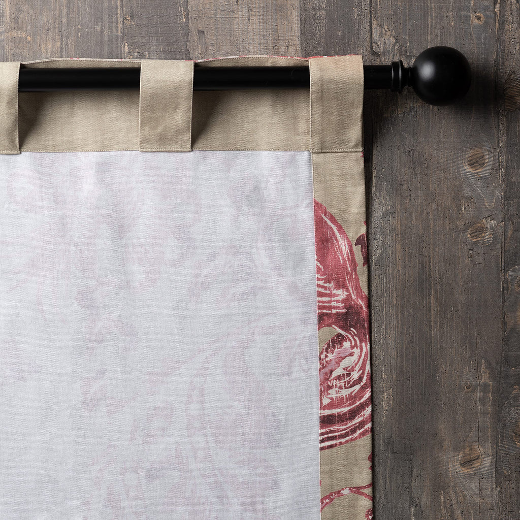Maison D' Hermine Bowral 100% Cotton Curtain Two Panel Curtains For Living Rooms Bedrooms Offices Tailored With A Rod Pocket & L