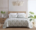 Tommy Bahama - Queen Quilt Set, Reversible Cotton Bedding with Matching Shams, Soft Coastal Bedspread, Super Soft Bedding Set (M