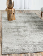 Unique Loom Del Mar Collection Area Rug - Lucille (5' 3'' X 8' Rectangle, Gray/ Ivory)
