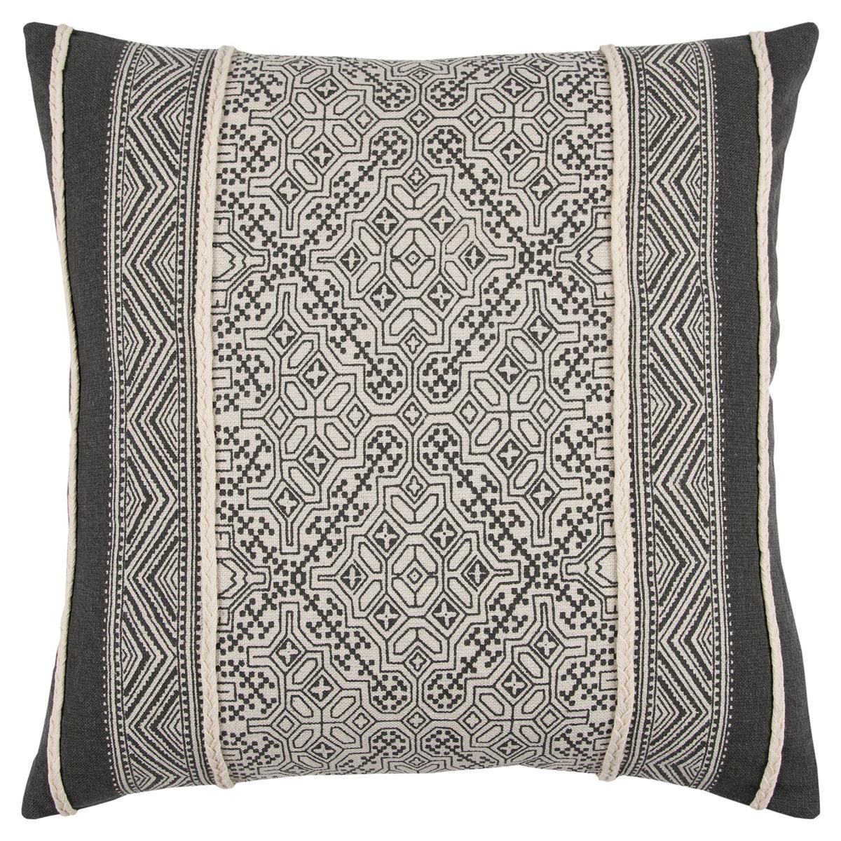 Rizzy Home | T13236 | 20&quot;x20&quot; Decorative Pillow | Down Fill