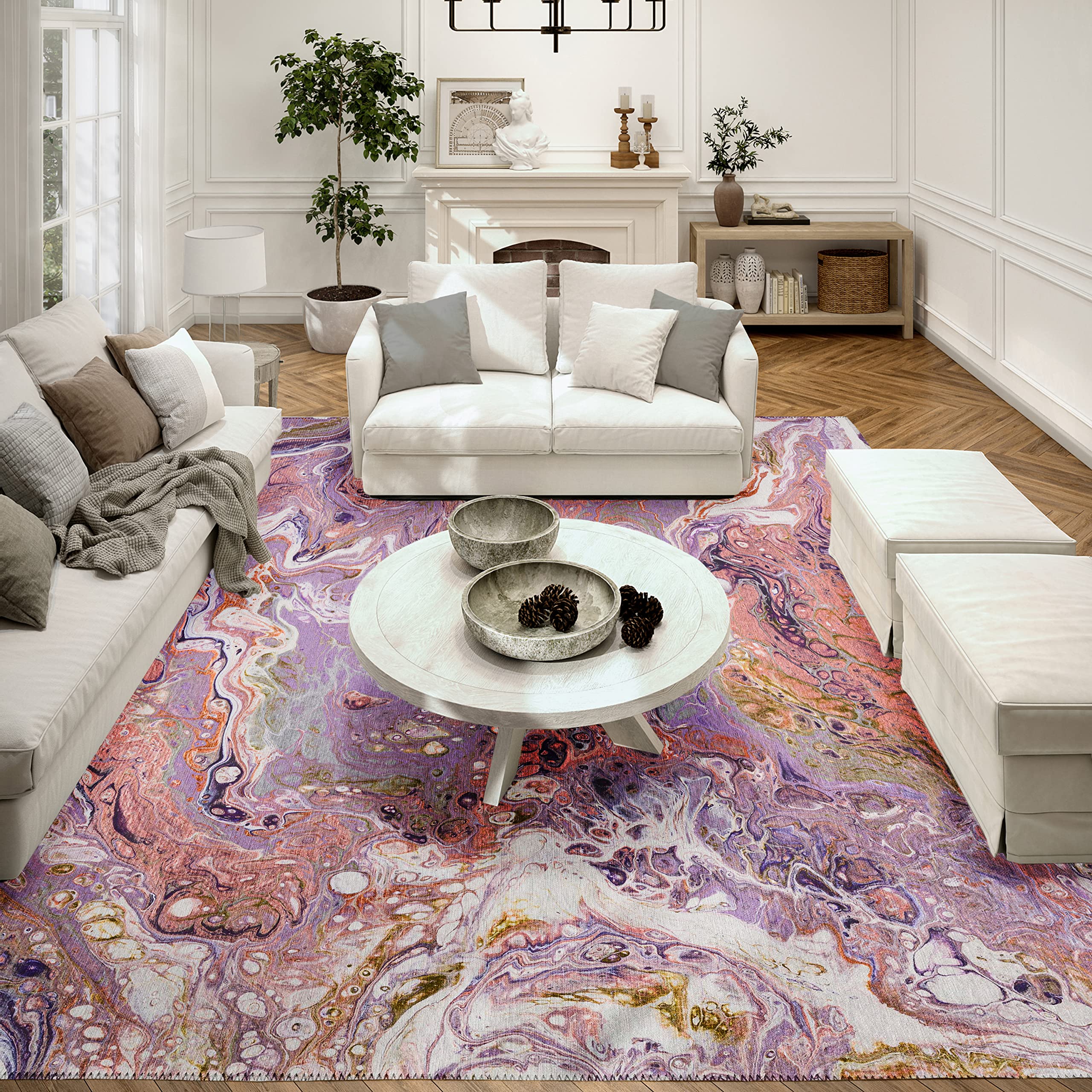 Addison Rugs Karina Akc36 Taffy 10' X 14' Indoor Outdoor Area Rug, Easy Clean, Machine Washable, Non Shedding, Bedroom, Entry, Living Room, Dining Room, Kitchen, Patio Rug