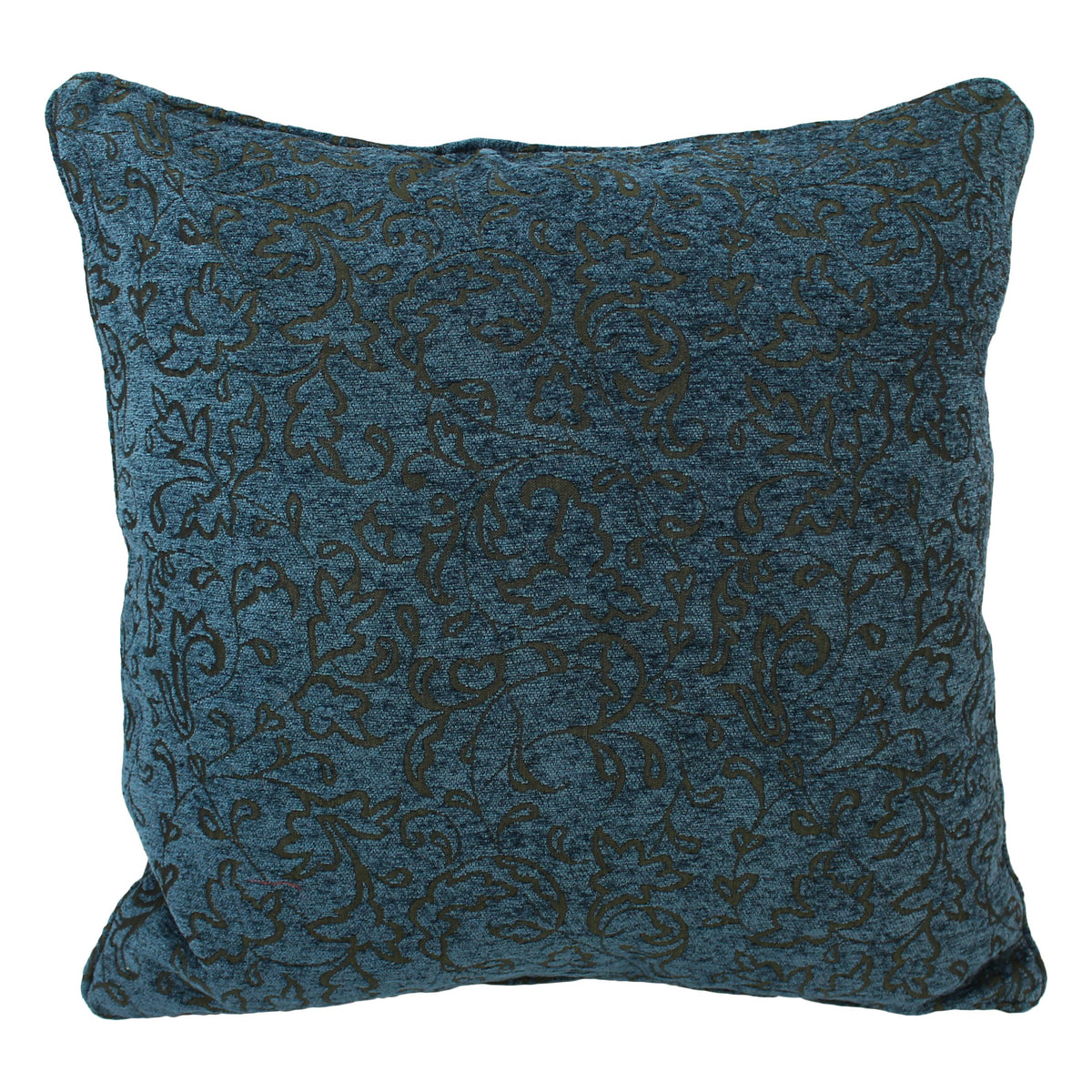 Blazing Needles Corded Square Jacquard Chenille Throw Pillow, 25&quot;, Macaroon