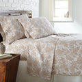 Southshore Fine Living Perfect Paisley Collection, 4-Piece, 14-In Deep Pocket, Easy Care, Shrinkage Free Sheet Set With 1Flat Sh