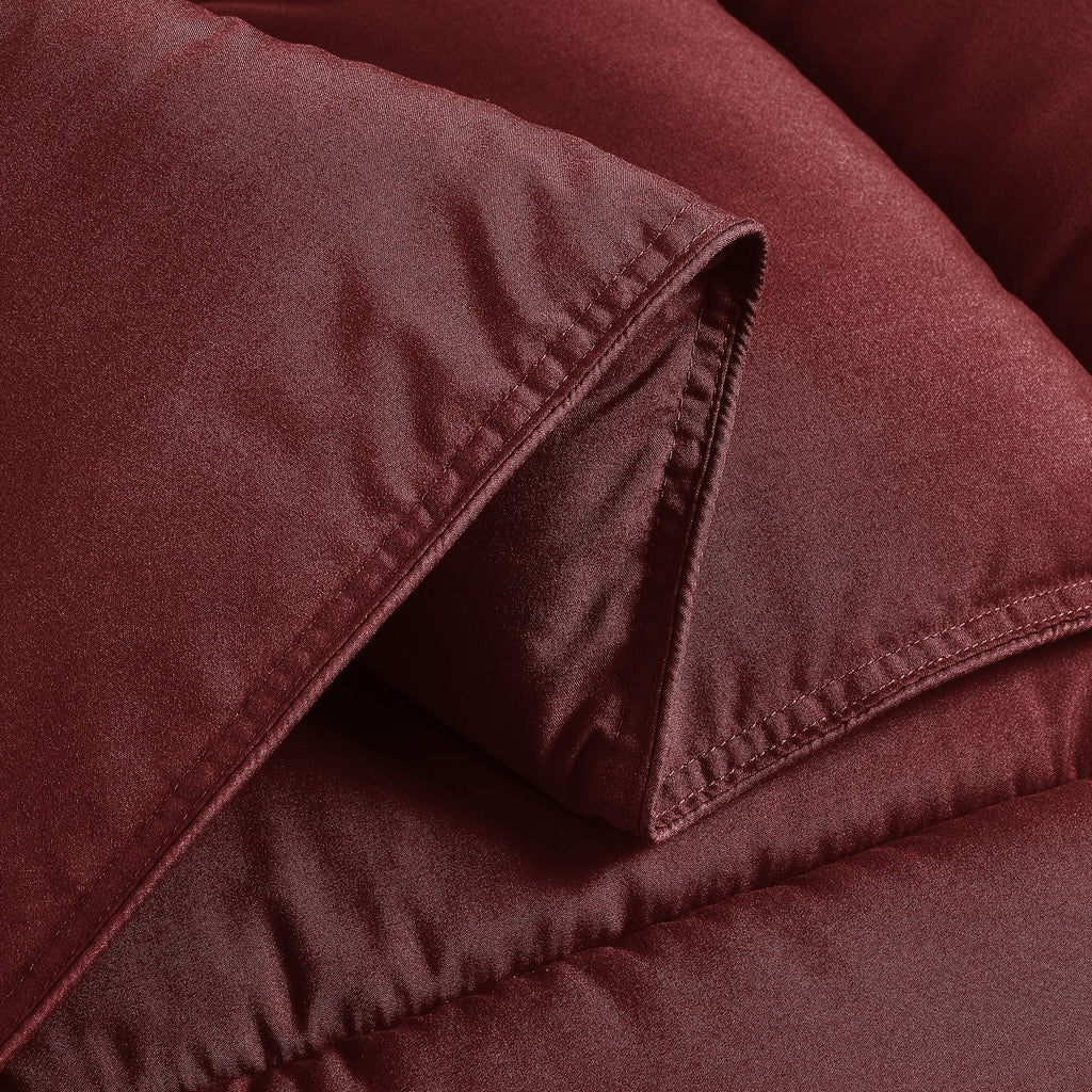 Chezmoi Collection 3-Piece Down Alternative Comforter Set - Lightweight All Seasons Luxurious Brushed Microfiber Comforter (Quee
