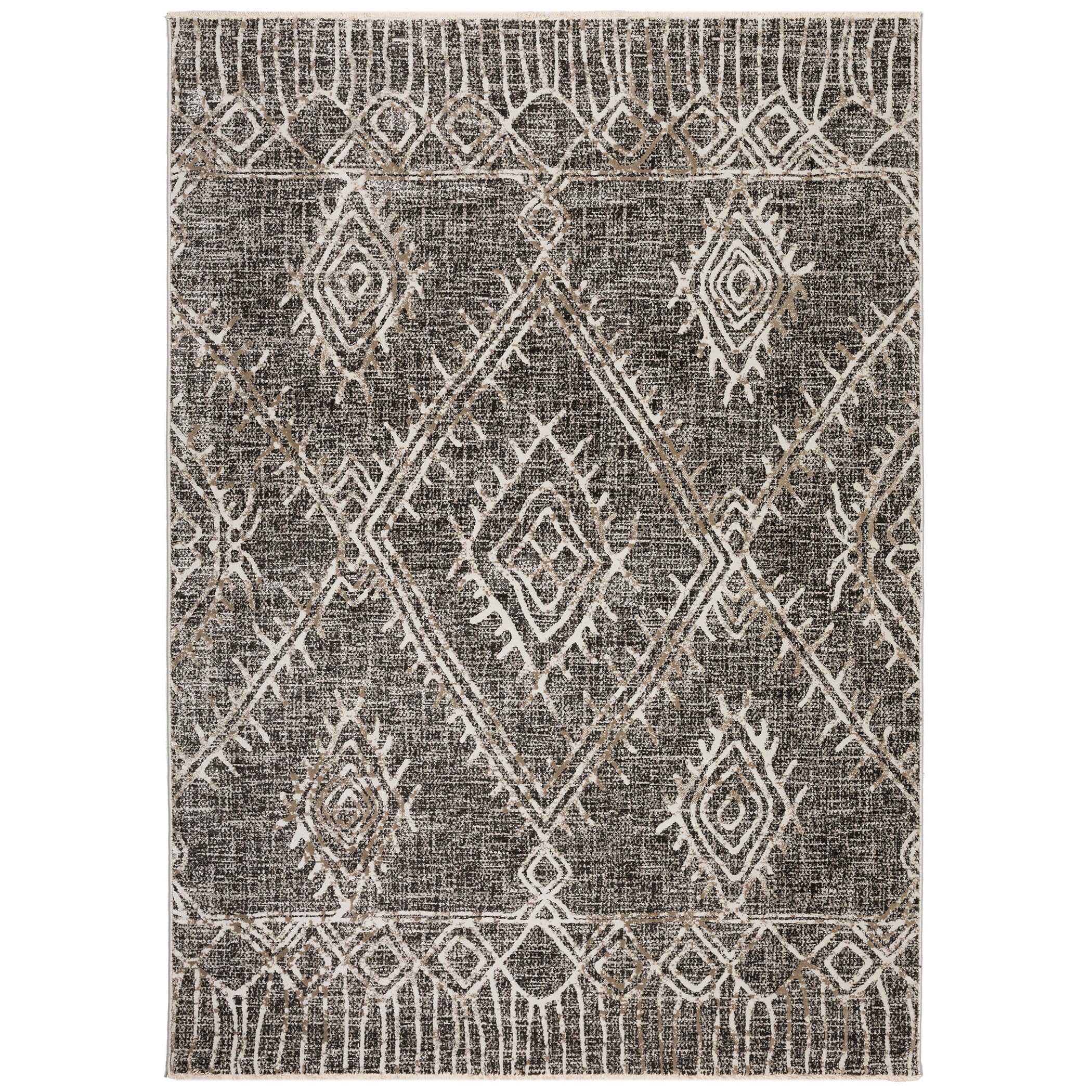 Dalyn Rugs Izmir IZ1 Midnight 7'10' x 10' Rectangle Soft Area Rug, Easy Clean, Non Shedding, Bedroom, Entry, Living Room, Dinin