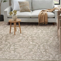 Nourison Jubilant Vintage Olive 53 x 73 Area -rug, Easy -cleaning, Non Shedding, Bed Room, Living Room, Dining Room, Kitchen (