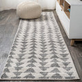 JONATHAN Y MOH206B-214 Aisha Moroccan Triangle Geometric Runner Rug, Bohemian, Minimalistic for Bedroom, Kitchen, Living Room, E