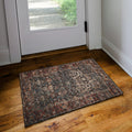 Dalyn Rugs Jericho Jc1 Charcoal 2' X 3' Rectangle Soft Area Rug, Easy Clean, Non Shedding, Bedroom, Entry, Living Room, Dining Room, Kitchen Rug