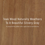 Crosley Furniture Olivier 2-Person Teak Wood Indoor Outdoor Bench for Outside Patio, Garden, Porch, Teak