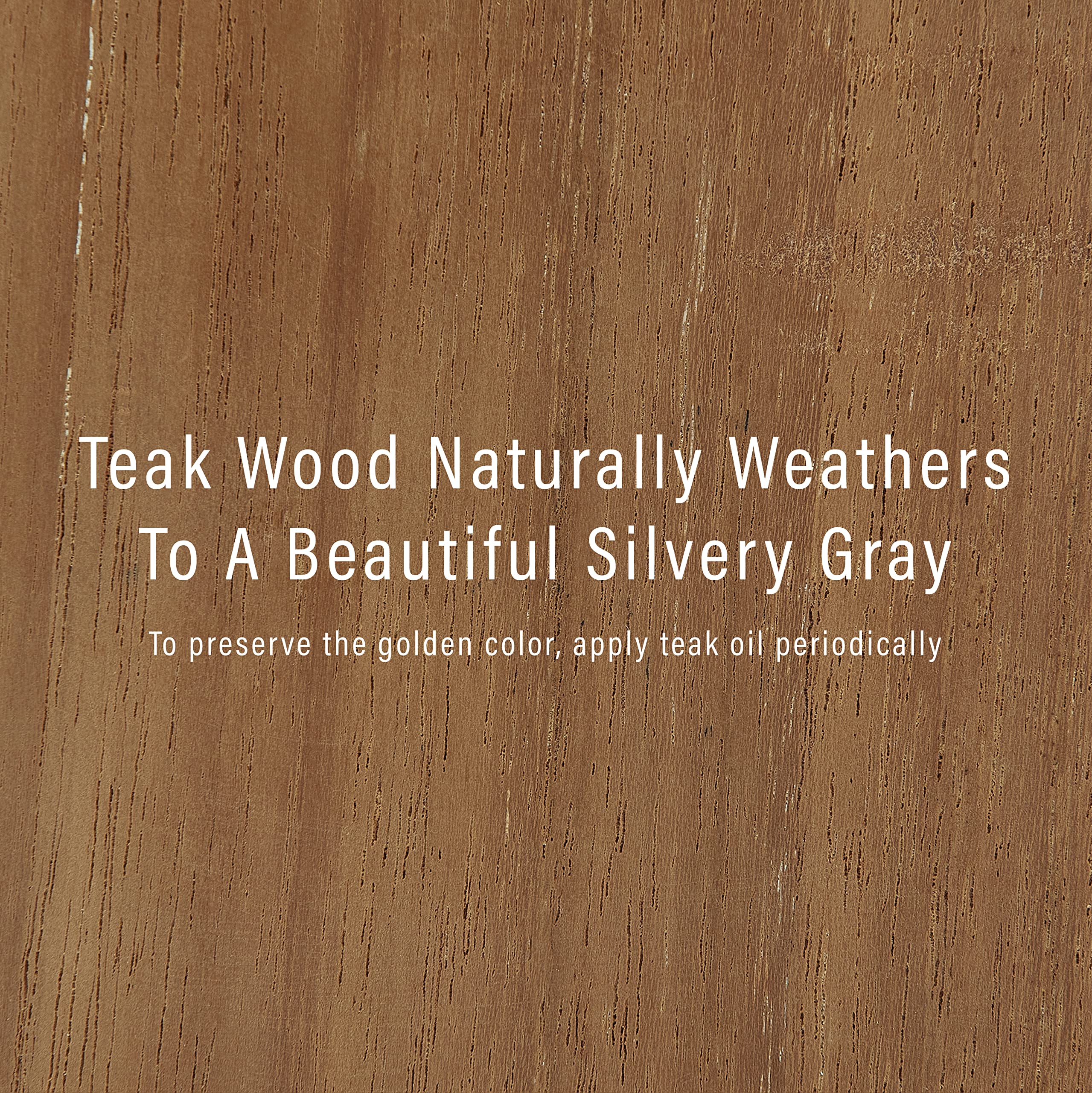 Crosley Furniture Olivier 2-Person Teak Wood Indoor Outdoor Bench for Outside Patio, Garden, Porch, Teak
