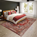 Dalyn Rugs Jericho Jc6 Garnet 5' X 7'6" Rectangle Soft Area Rug, Easy Clean, Non Shedding, Bedroom, Entry, Living Room, Dining Room, Kitchen Rug