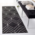 SAFAVIEH Adirondack Collection Runner Rug - 26 x 8, Brown & Ivory, Modern Geometric Design, Non-Shedding & Easy Care, Ideal fo