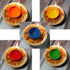 Indian Karigar Multicolour Handmade Clay Diyas/Lamps, Set Of 100 Lights Decoration