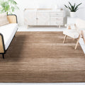 SAFAVIEH Vision Collection Area Rug - 9 x 12, Light Brown, Modern Ombre Tonal Chic Design, Non-Shedding & Easy Care, Ideal for