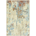 Maples Rugs Southwestern Stone Distressed Abstract Kitchen Rugs Non Skid Accent Area Floor Mat [Made in USA], 26 x 310, Multi