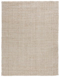 Kosas Home Chevron Handwoven Jute Area Rug, 9X12, Ivory