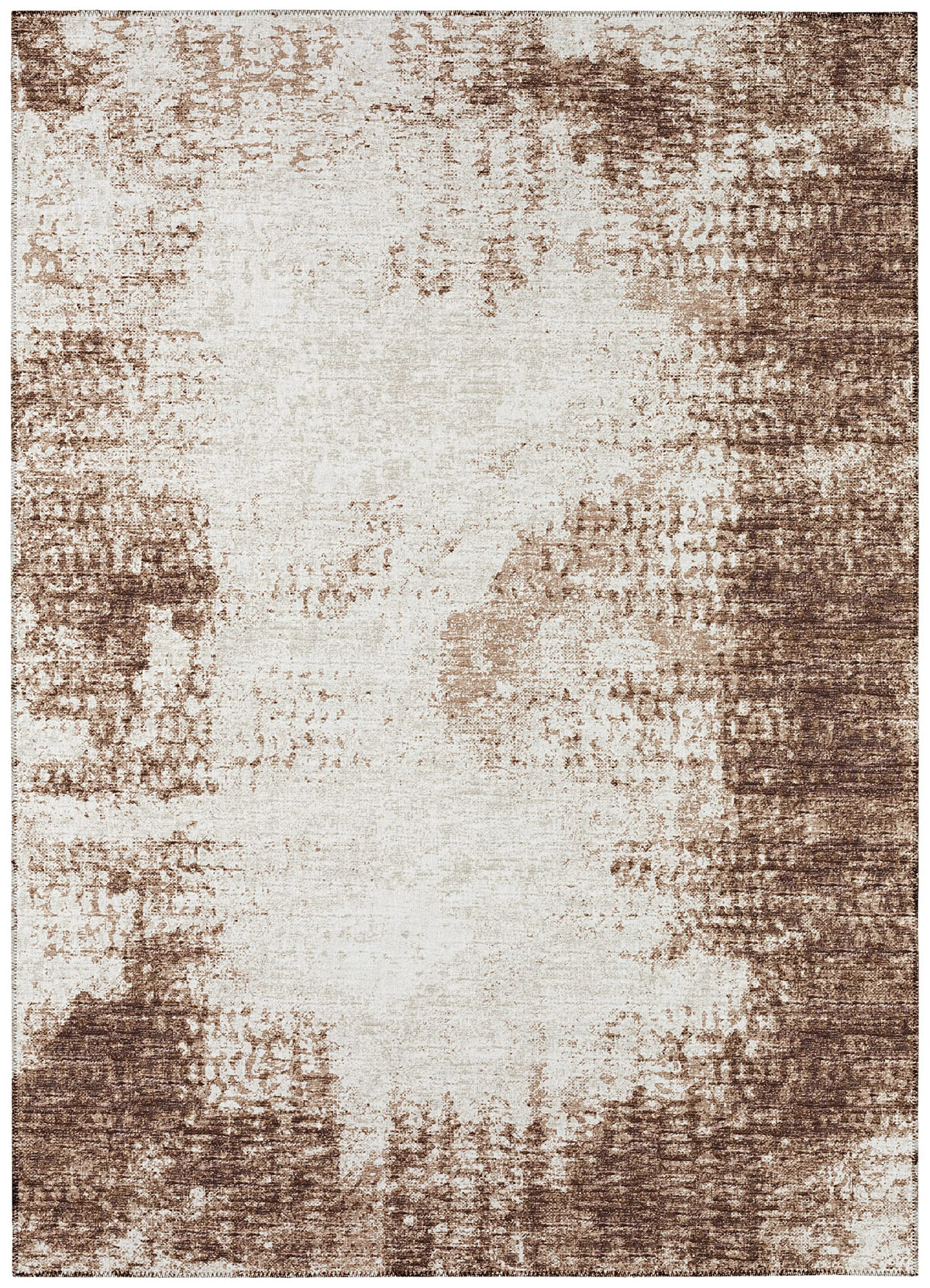 Addison Rugs Rylee Ary31 Brown Washable 9' X 12' Indoor Outdoor Area Rug, Easy Clean, Machine Washable, Non Shedding, Bedroom, Entry, Living Room, Dining Room, Kitchen, Patio Rug