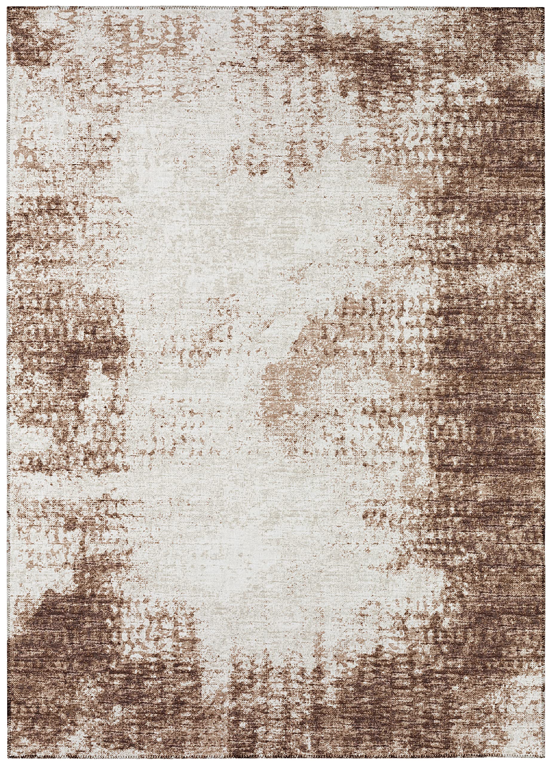 Addison Rugs Rylee Ary31 Brown Washable 9' X 12' Indoor Outdoor Area Rug, Easy Clean, Machine Washable, Non Shedding, Bedroom, Entry, Living Room, Dining Room, Kitchen, Patio Rug