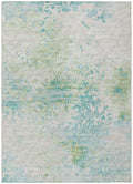 Addison Rugs Indoor/Outdoor Accord Aac35 Green Washable 10' X 14' Indoor Outdoor Area Rug, Easy Clean, Machine Washable, Non Shedding, Bedroom, Living Room, Dining Room, Kitchen, Patio Rug
