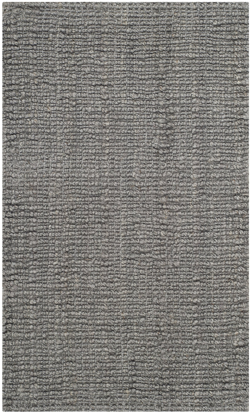 SAFAVIEH Natural Fiber Collection Accent Rug - 2'6'' x 4', Light Grey, Handmade Chunky Textured Jute 0.75-inch Thick, Ideal for 