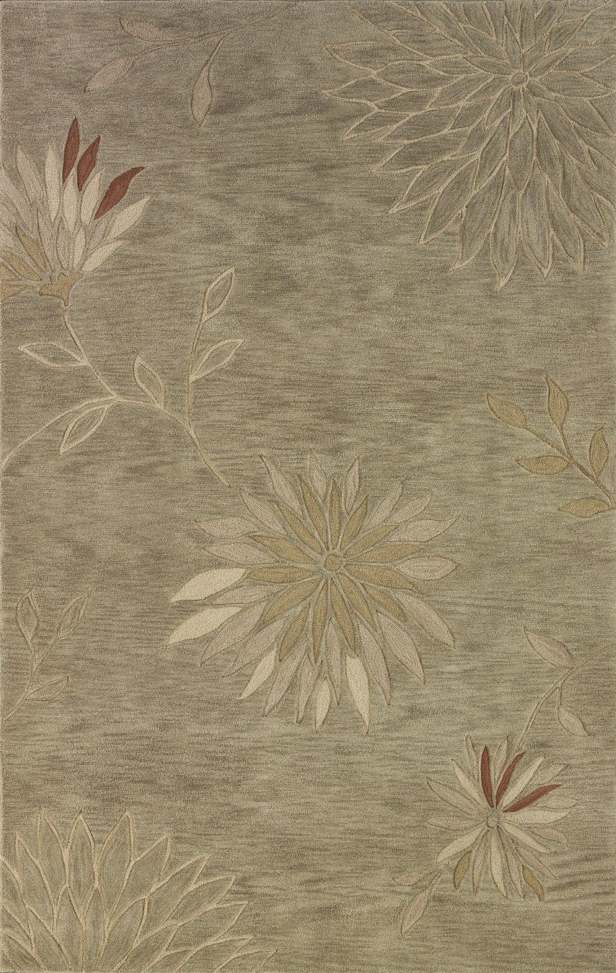 Dalyn Rugs Studio Area Rug, 3'6&quot; X 5'6&quot;, Aloe, Tan, Ivory, Auburn