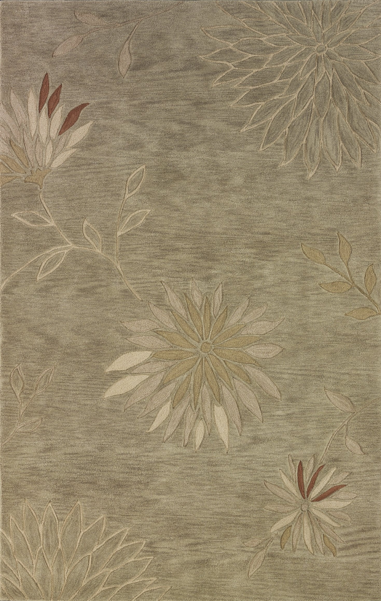 Dalyn Rugs Studio Area Rug, 5' x 7'9', Aloe, Tan, Ivory, Auburn